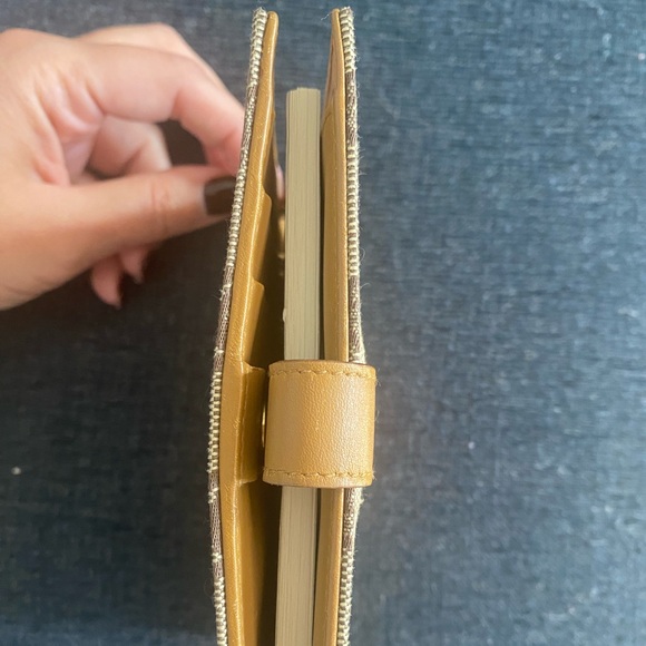 GUCCI PM Agenda Cover Sherry Line GG Logo Canvas Leather - Picture 14 of 15